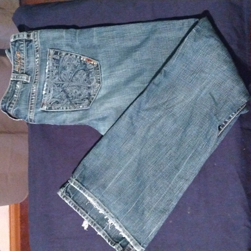 Silver jeans